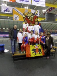 Reprezentacja Tomaszowa Mazowieckiego na zawody w łyżwiarstwie szybkim Viking Race w Holandii